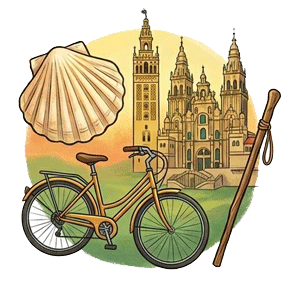 Sevilla a Santiago en bici icono